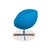 Planet Swivel Armchairs in Blue Fabric from Varier, Set of 2 For Sale - Image 15 of 17
