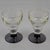 Transparent Hand-Blown Glass and Bakelite Absinthe Glasses, 3 pieces, France 1910s For Sale - Image 8 of 10