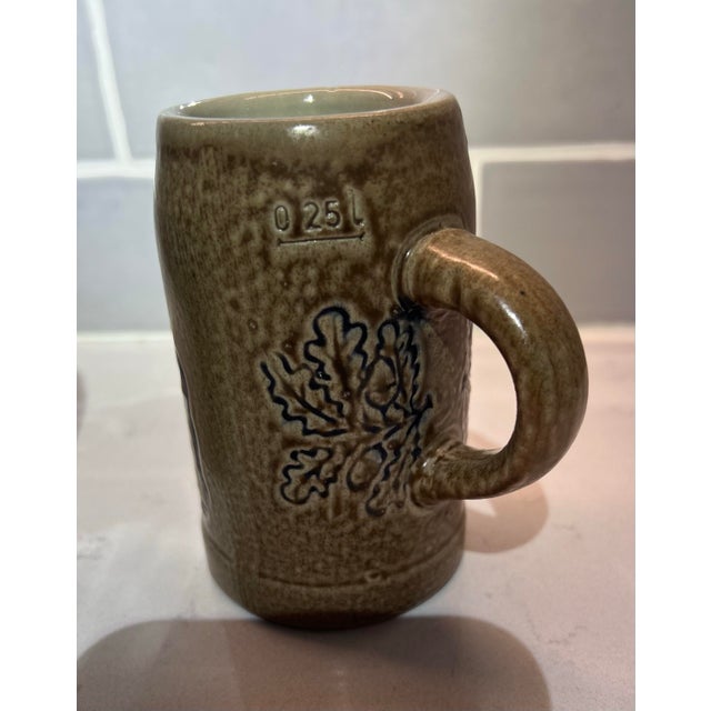 Ceramic Vintage Java Tee Stoneware Mugs From Germany a Pair For Sale - Image 7 of 9