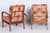 Wood Vintage Art Deco Chairs in Oak by Jindřich Halabala for Up Závody, 1930s, Set of 2 For Sale - Image 7 of 10