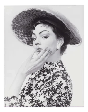 Klaus Redenbacher, Lady's Hat Fashion, 1954, Photograph