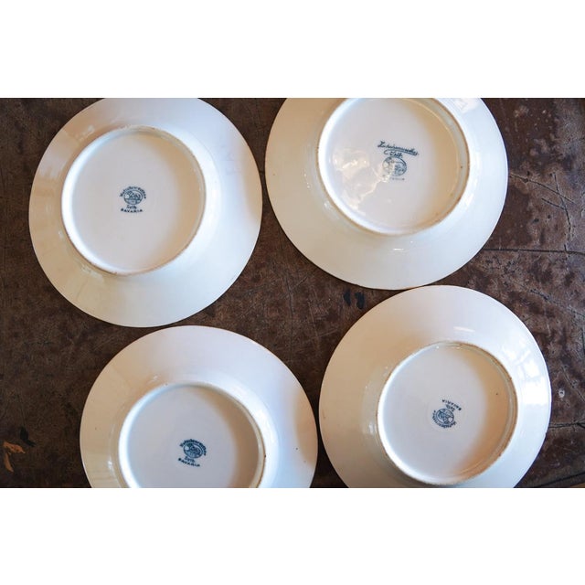 Gold Antique Hutschenreuther Selb LHS Bavaria Gold Crest Salad Plates - Set of 4 For Sale - Image 8 of 15