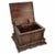Italian Renaissance Revival Walnut Marriage Chest, Early 19th Century For Sale - Image 4 of 8