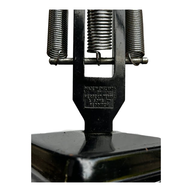 Mid-Century Black Model 1227 Anglepoise Table Lamp from Herbert Terry & Sons, 1930s For Sale - Image 6 of 9
