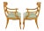 Wood Set of Early 20th Swedish Carved Birch Armchairs, 1920s For Sale - Image 7 of 8