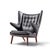 Mid-Century Modern Hans Wegner for Ap Stolen Ap19 Mid Century Papa Bear Chair For Sale - Image 3 of 9