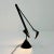 Black Aluminum Zelig Table Lamp by Walter A. Monici for Lumina, 1980s For Sale - Image 5 of 10