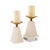 Transitional Artemis Alabaster Candle Holder, Set of 2 For Sale - Image 3 of 4