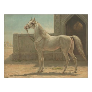 After Otto Eerelman, Persian Horse, 1898, Lithograph on Paper For Sale