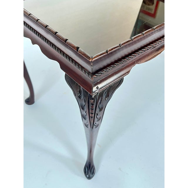 Antique Coffee or Cocktail Table With Removable Glass Tray Tops For Sale In Milwaukee - Image 6 of 14