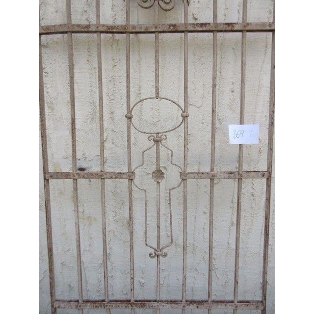 Antique Victorian Iron Door Fence Gate For Sale - Image 4 of 7
