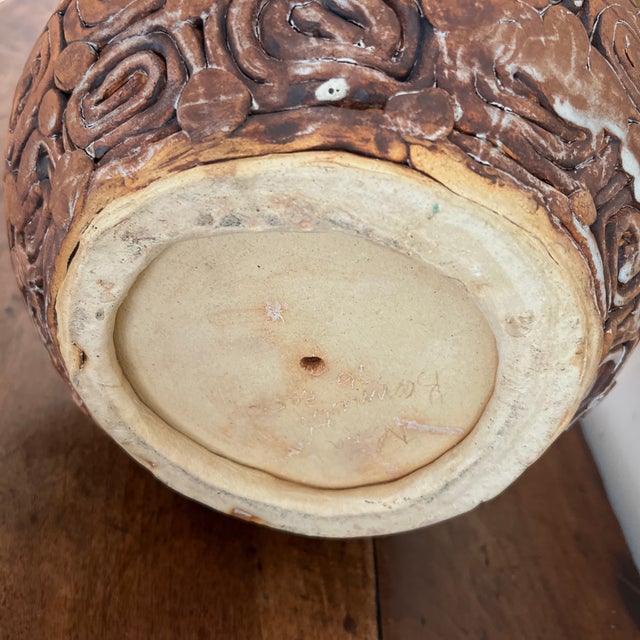Unique 1970s Terracotta Hand Formed Studio Pottery Bowl For Sale In Providence - Image 6 of 8