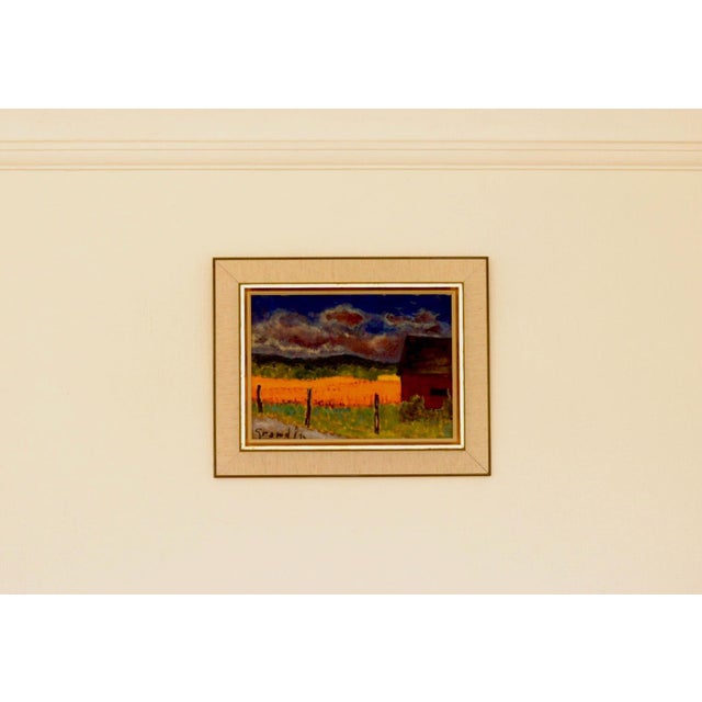 Svan Grandin, Field, 1960s, Oil on Panel, Framed For Sale - Image 8 of 15