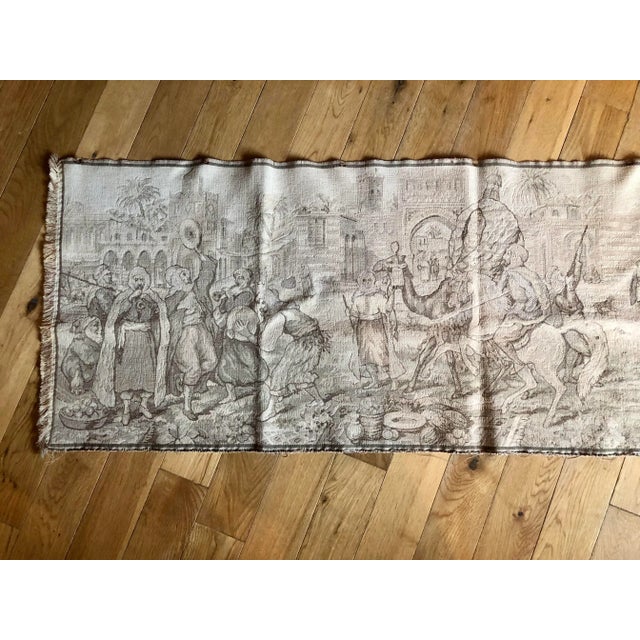 1970s Moroccan Aubusson Tapestry Textile / Art For Sale - Image 14 of 18