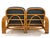 Restored, Vintage Two-Seater Rattan Settee, 1950s For Sale In West Palm - Image 6 of 9