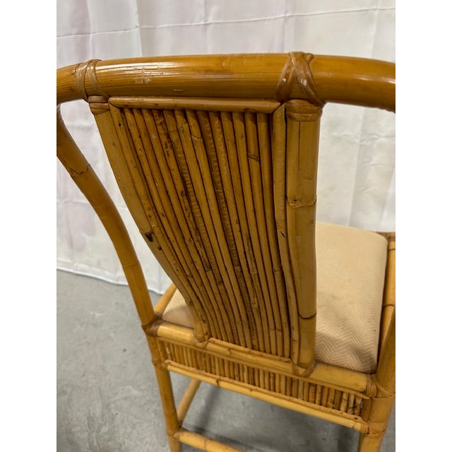 Vintage Henry Olko Rattan Chair For Sale - Image 4 of 8