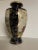 Antique Japanese Meiji Satsuma Hand-Painted Figural Cabinet Vase, Black & Gold, 10” For Sale In Philadelphia - Image 6 of 11