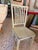 Set of 4- hand painted “old world” dining chairs manufactured in Florence Italy by “Buying & Design “ They are painted in...