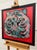 Chris Pegg Tiger Portrait Pop Art with Floral Mandala in Chains by British Graffiti Artist, 2013 For Sale - Image 6 of 12