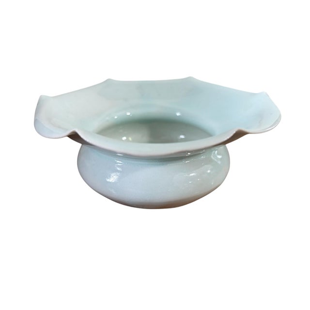 Vintage Song Dynasty Style Celadon Porcelain Bowl 5.5" D For Sale - Image 4 of 6