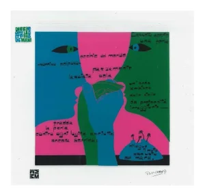 Una Perla - Screen Print on Acetate by E. Pouchard - 1973 1973