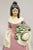 Victorian Antique Victorian Tall Cast Iron Painted Figural Woman Pink Dress Door Stop For Sale - Image 3 of 10