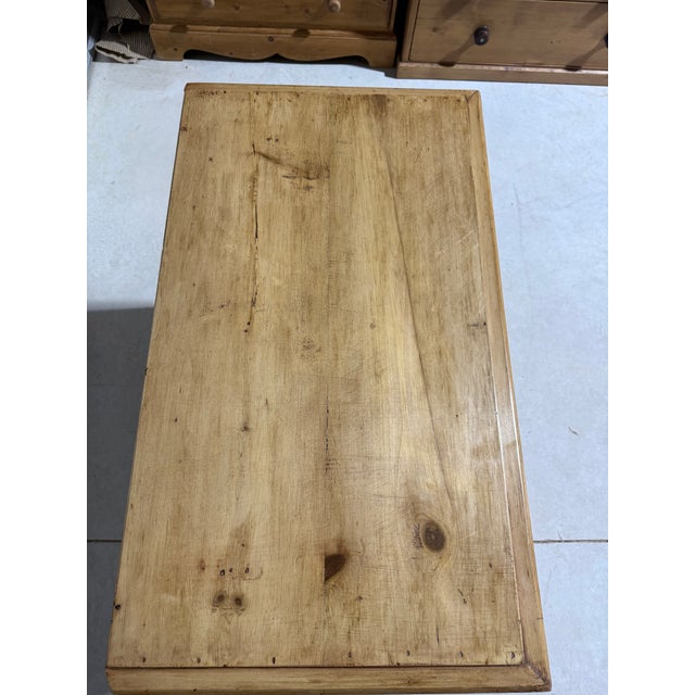 Antique Pine Three Drawers - Chest of Drawers From England For Sale - Image 14 of 18