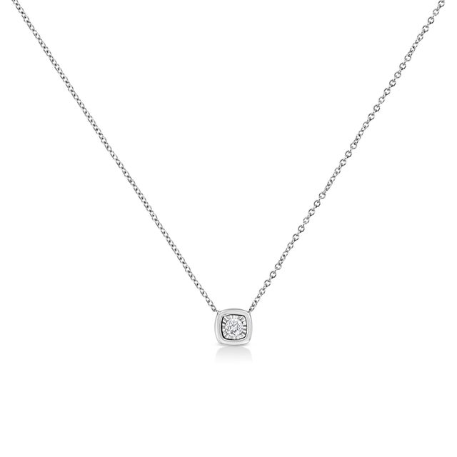 Haven’t we all had the dream of getting ready like a queen for that special day. This cushion shaped diamond pendant...