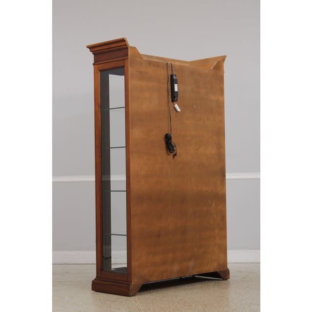 Italian Neoclassical Beveled Glass China Cabinet For Sale - Image 13 of 14