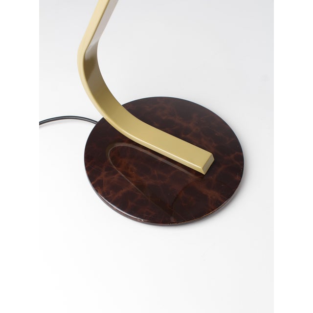 Mod Carey 520 Desk Lamp in Faux Tortoiseshell by Luis Pérez De La Oliva for Fase, Spain, 1970s For Sale - Image 12 of 18