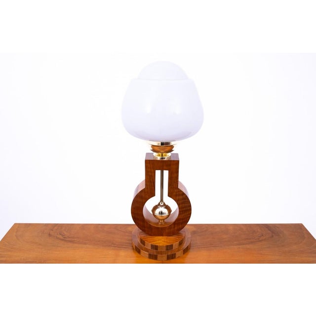 20th Century Art Deco Lamps, Poland, 1950s, Set of 2 For Sale - Image 4 of 9