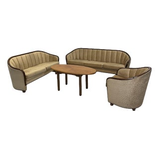 Vintage Seating Set by Kvaten, 1980s, Set of 4 For Sale