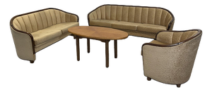 Vintage Seating Set by Kvaten, 1980s, Set of 4