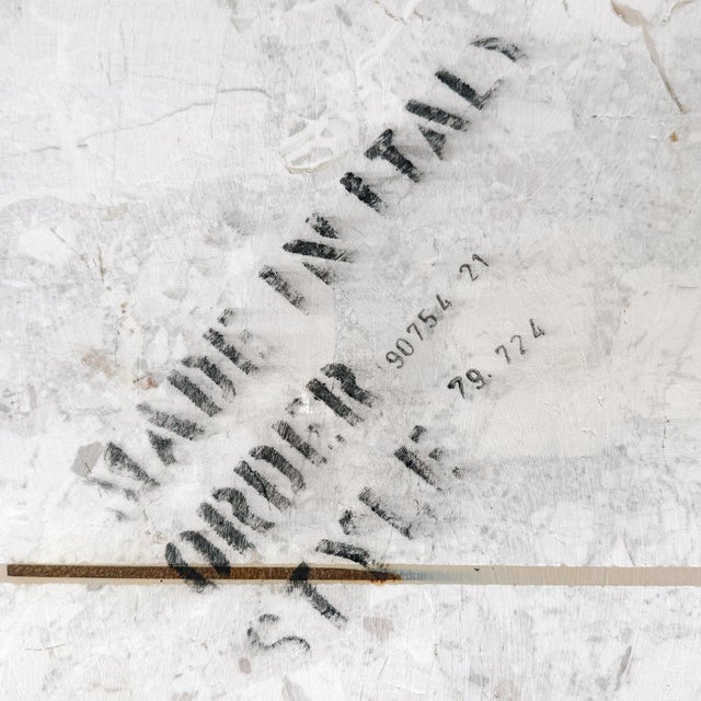 Late 20th Century Century Furniture Neoclassical Marble Top Console Table Made in Italy For Sale - Image 14 of 15