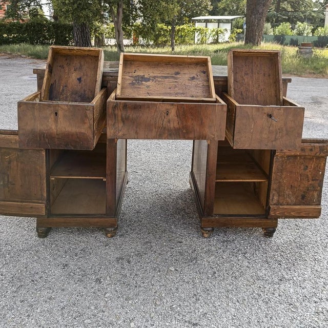 Desk in Walnut, 19th Century For Sale - Image 5 of 18