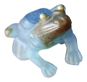 Daum France Crystal Art Large Frog