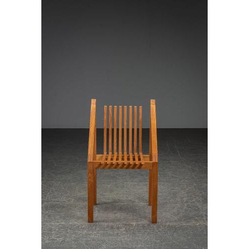 Architectural Accent Chair, 1980s For Sale - Image 4 of 18