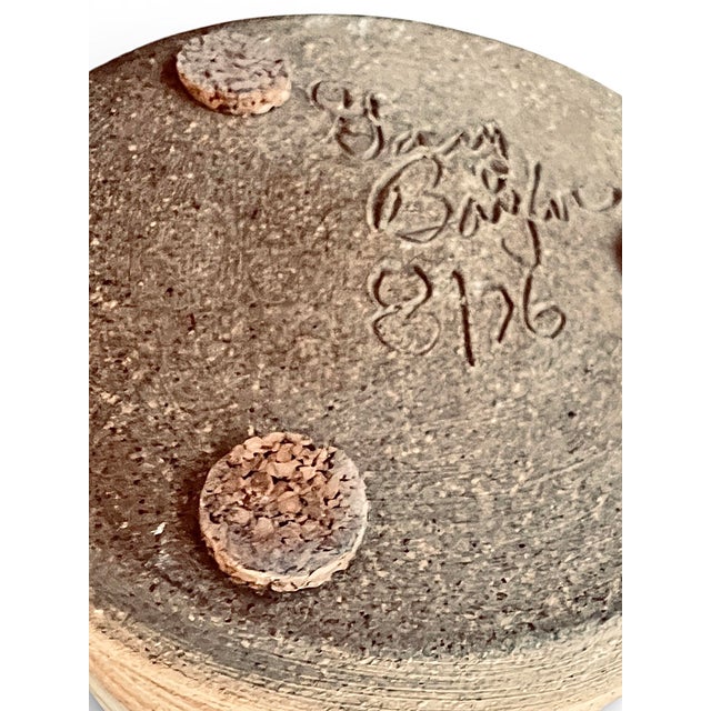 Mid-Century American Studio Stoneware Vase and Vessel Set For Sale - Image 4 of 5