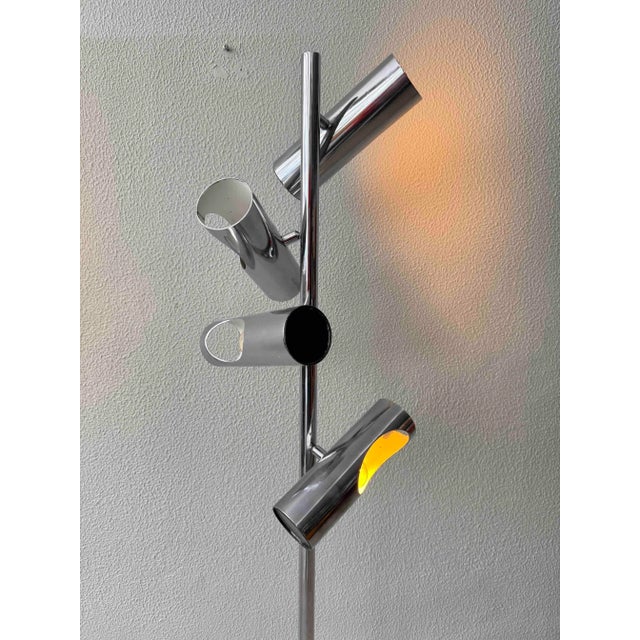 Chrome Floor Lamp by Goffredo Reggiani for Reggiani, 1970s For Sale - Image 11 of 18