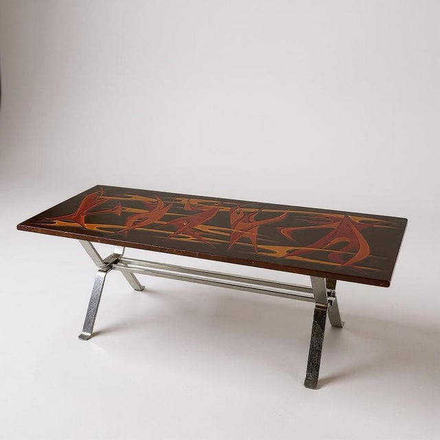 The Mid Century Modern Coffee Table is a stylish centerpiece designed to elevate your living space with vintage charm and...