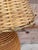 Vintage Pencil Rattan Table Lamp With Crab Finial & Woven Shade For Sale - Image 10 of 12