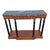 Brown Neoclassical Black Marble Console Table 1 Drawer Entry Hall Cabinet Baker Style For Sale - Image 8 of 14