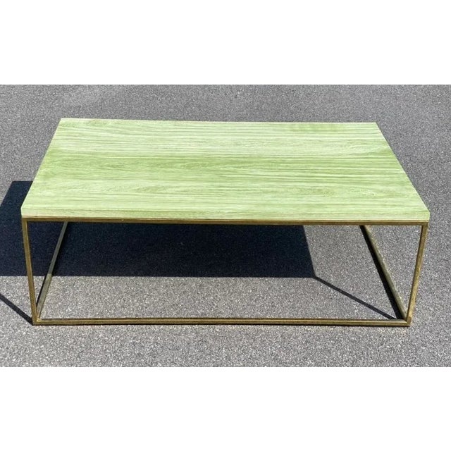 Custom Hand Painted Coffee Table For Sale - Image 13 of 13