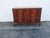 Early 1900s Carved Flame Mahogany Low Dresser Bathroom Vanity 6325 For Sale - Image 13 of 18