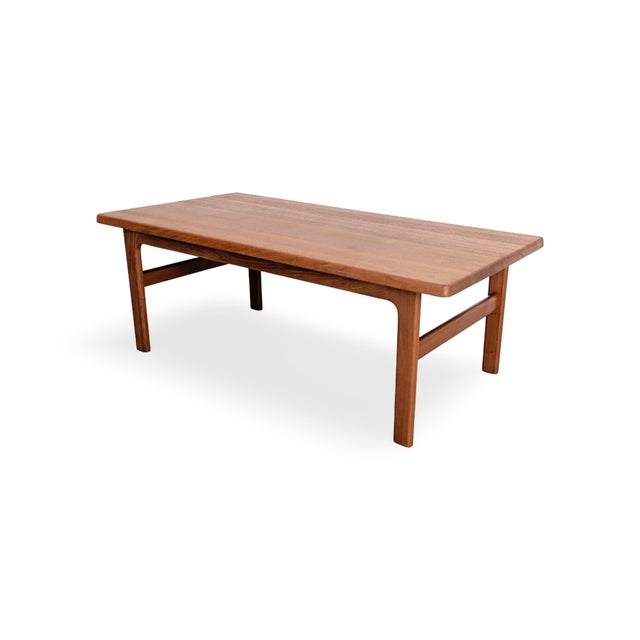 Mid-Century Modern Mid-Century Teak Coffee Table from Niels Bach For Sale - Image 3 of 9
