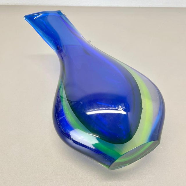 Sommerso Glass Vase by Flavio Poli for Seguso, 1970 For Sale - Image 17 of 18
