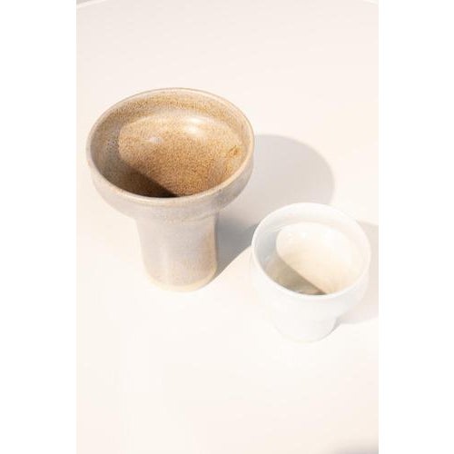 Ru de boer vases, set of 2. This dutch ceramist is known for his sublime glazing. All items are unique and signed. In a...