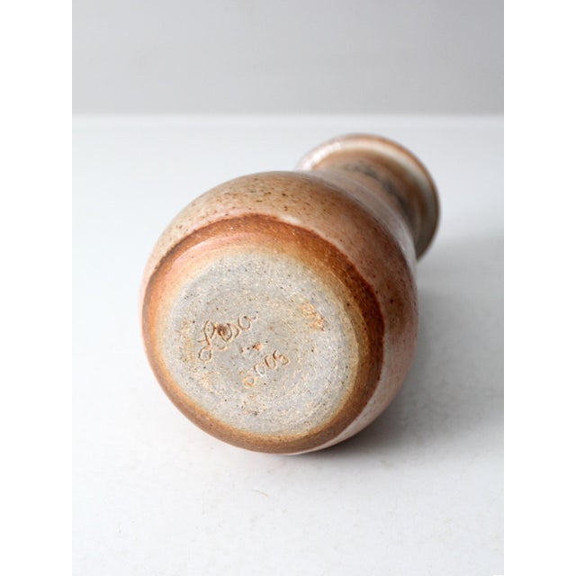 Ceramic Vintage Studio Pottery Vase For Sale - Image 7 of 10
