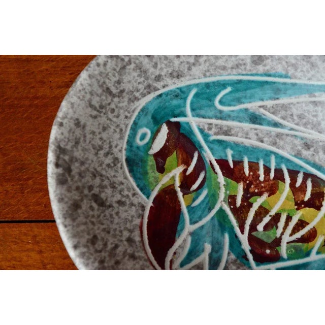 1960s Fish Dish by Yvan Borty for Vallauris For Sale - Image 5 of 7