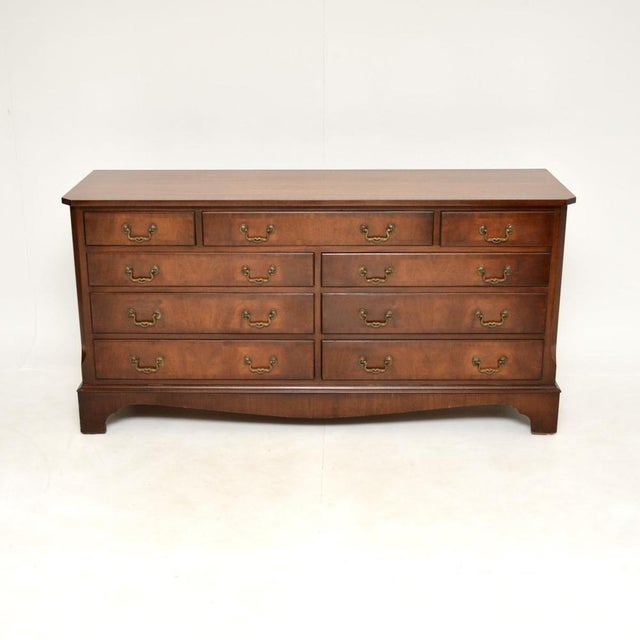 A smart and extremely well made antique Georgian style chest of drawers / sideboard, which would also be ideal for a TV...
